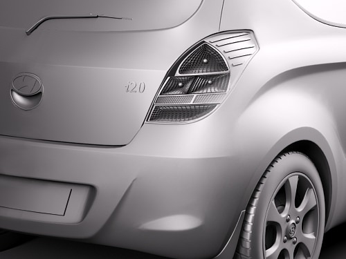 Hyundai I20 3door 3D model_10