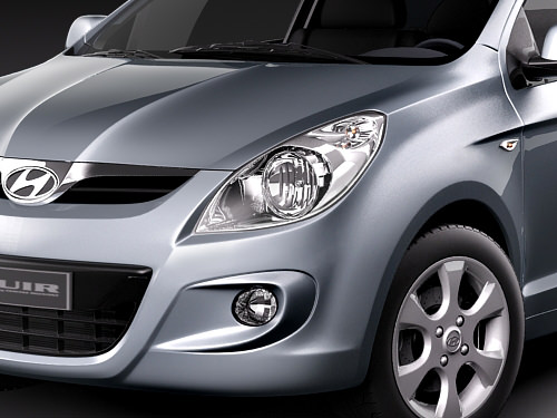 Hyundai I20 3door 3D model_2