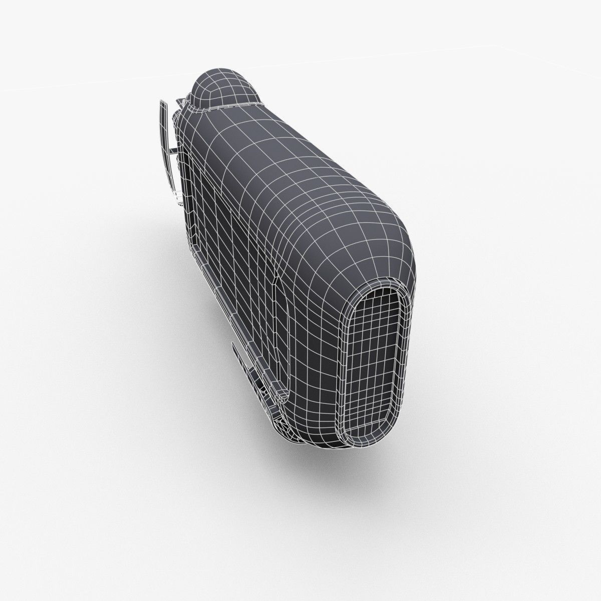 Rey Speeder Low-poly 3D model_13