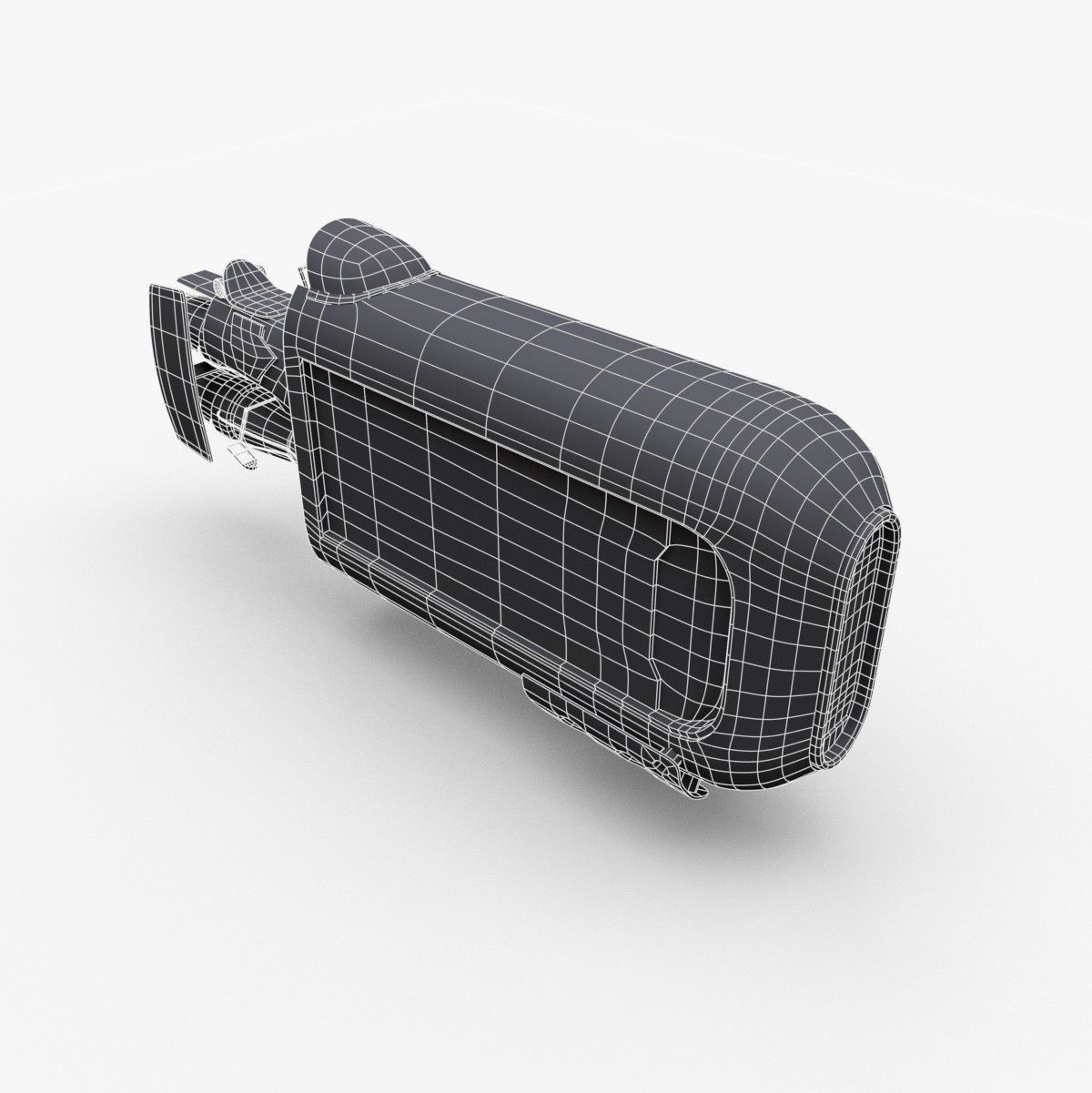 Rey Speeder Low-poly 3D model_14