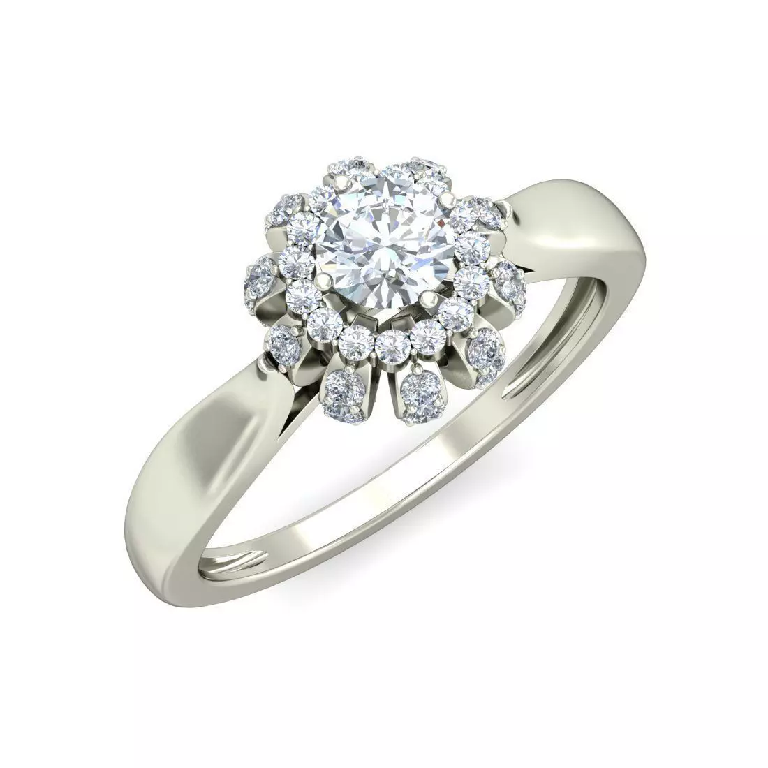 Daimond Ring 3D print model