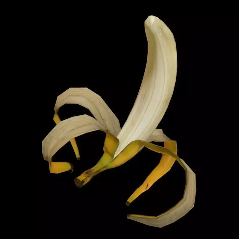 Banana rig 2 Low-poly 3D model_0