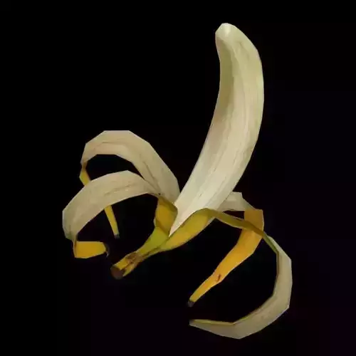 Banana rig 2 Low-poly 3D model