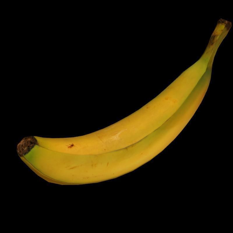 Banana rig 2 Low-poly 3D model_4
