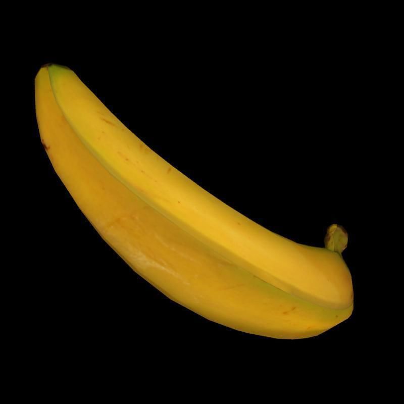 Banana rig 2 Low-poly 3D model_6