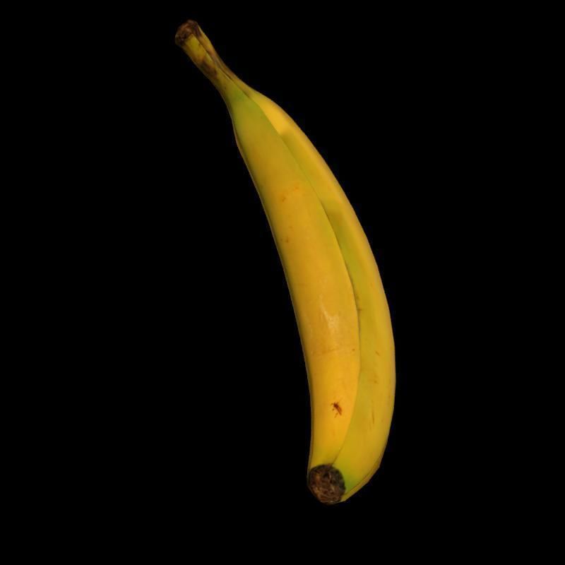 Banana rig 2 Low-poly 3D model_3