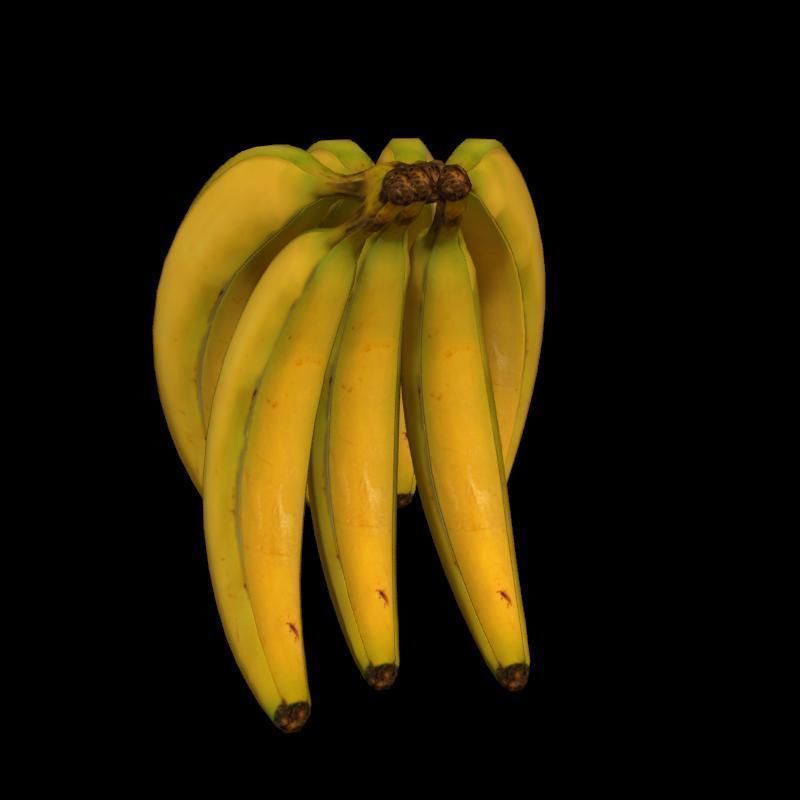 Banana rig 2 Low-poly 3D model_16