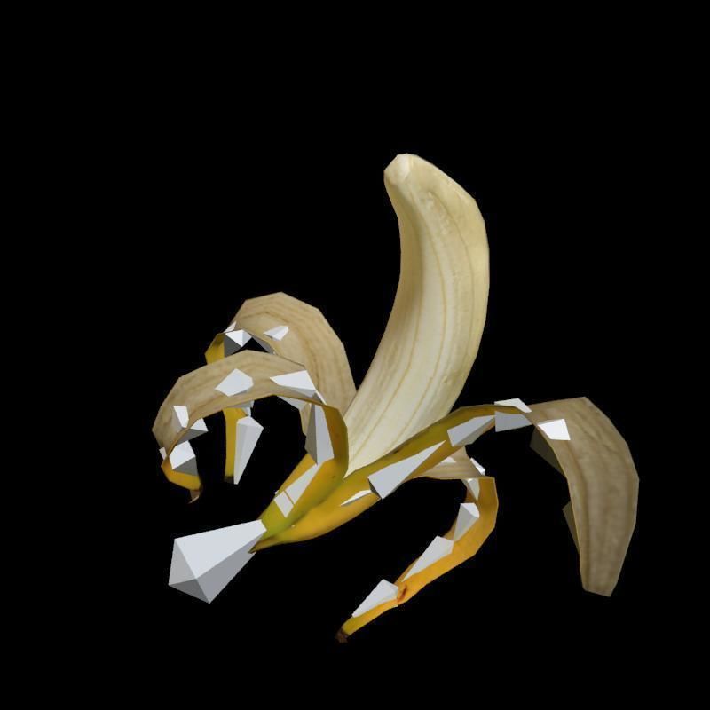 Banana rig 2 Low-poly 3D model_17