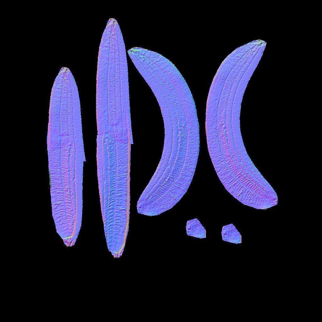 Banana rig 2 Low-poly 3D model_25