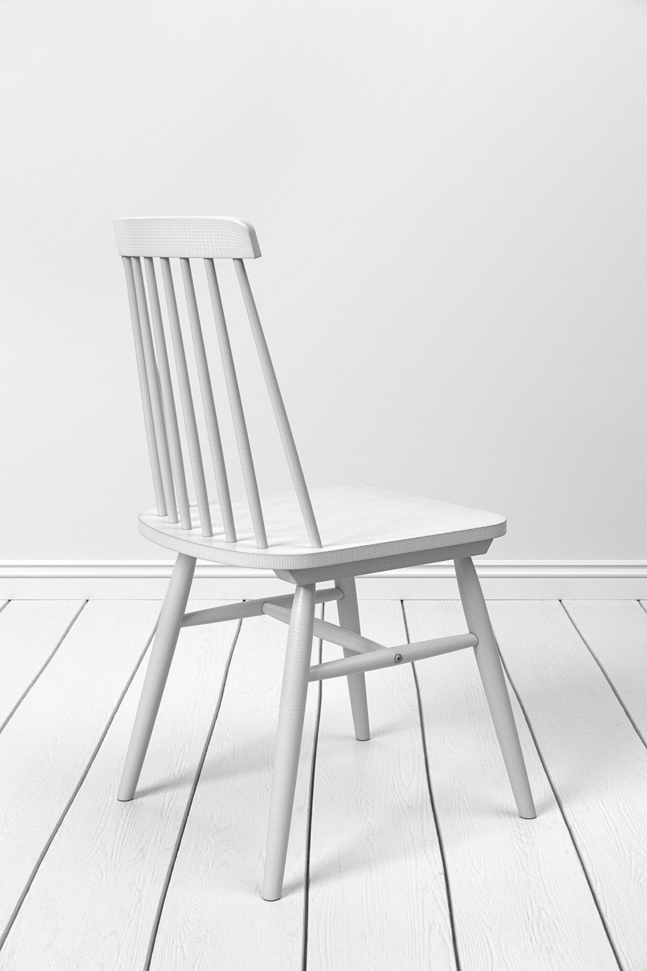 LaForma Albeup  Scandinavian Chair 3D model_7