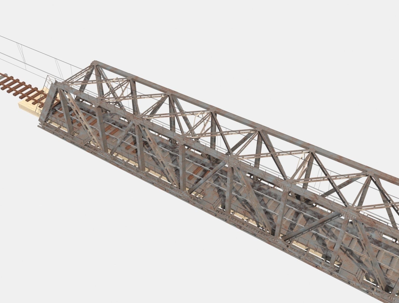 Railway bridge 3D model_19