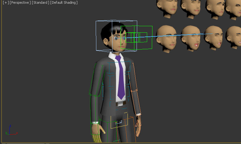 SIMPLE CARTOON CHARACTER 3D model_3