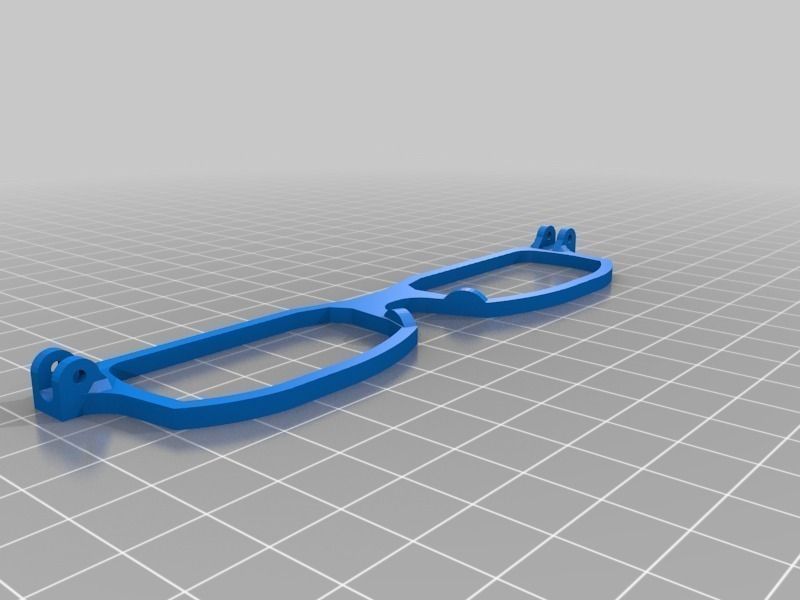 D G 3D Glasses Frames Free 3D print model_2