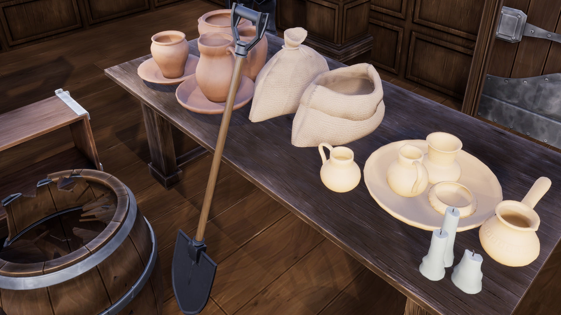 Stylized Medieval Props Low-poly 3D model_3
