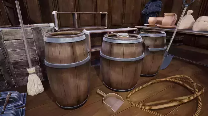 Stylized Medieval Props