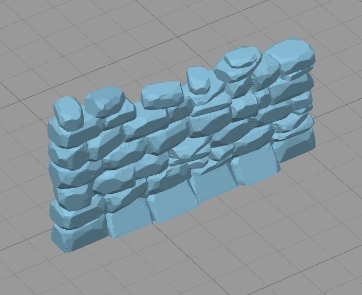 Stone Wall Free 3D print model_0