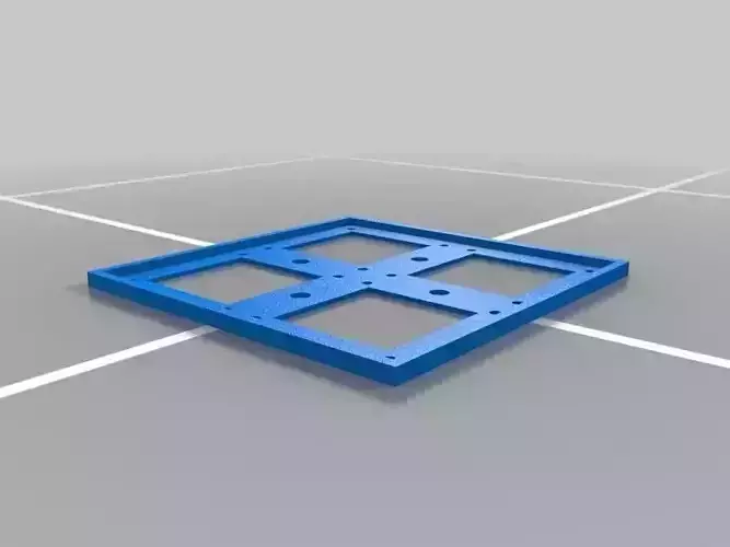 Makerbot Stepper Motor Driver Quad Bracket Free 3D print model