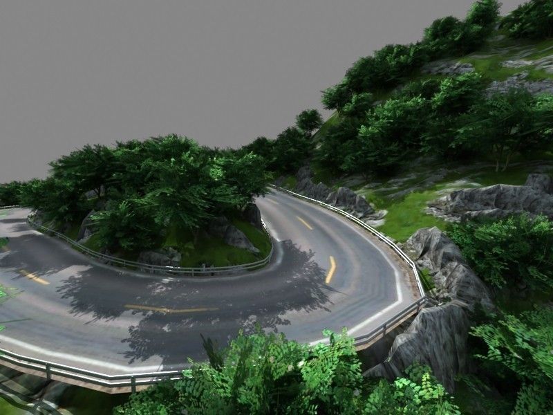 Mountain Road 01 3D model_6