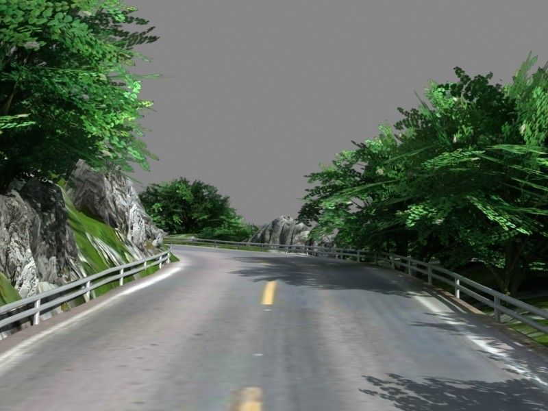 Mountain Road 01 3D model_5