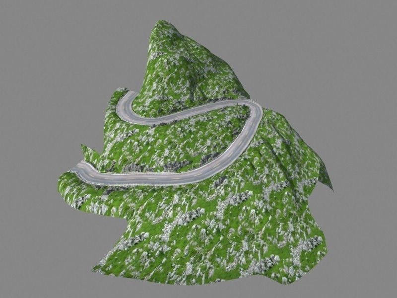 Mountain Road 01 3D model_11