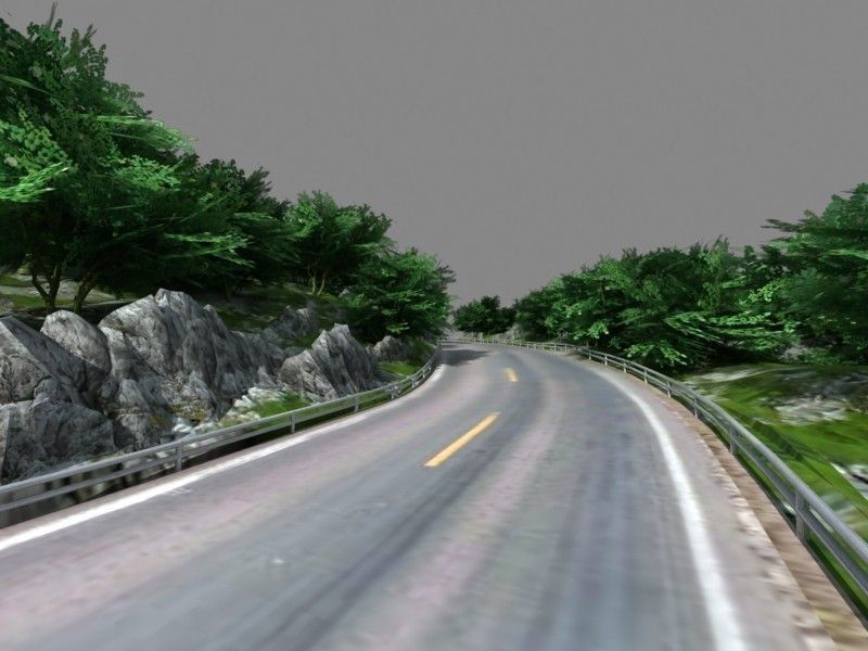 Mountain Road 01 3D model_2