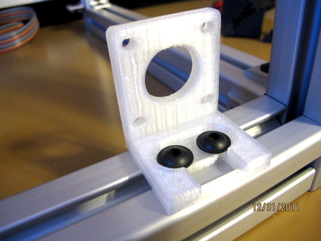 Nema 17 Motor Mount - Horizontal Bracket 3D print model_1