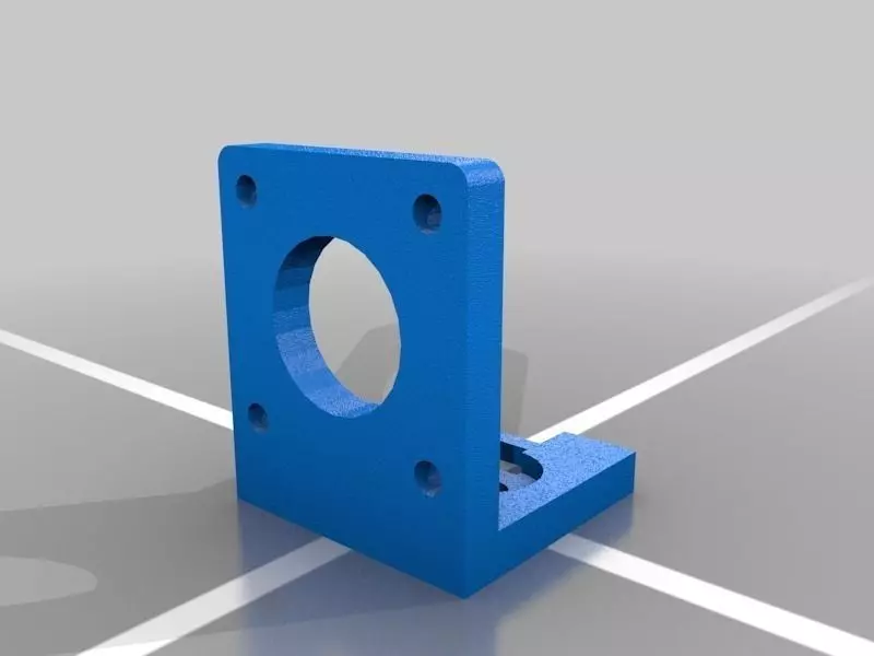 Nema 17 Motor Mount - Horizontal Bracket 3D print model_0