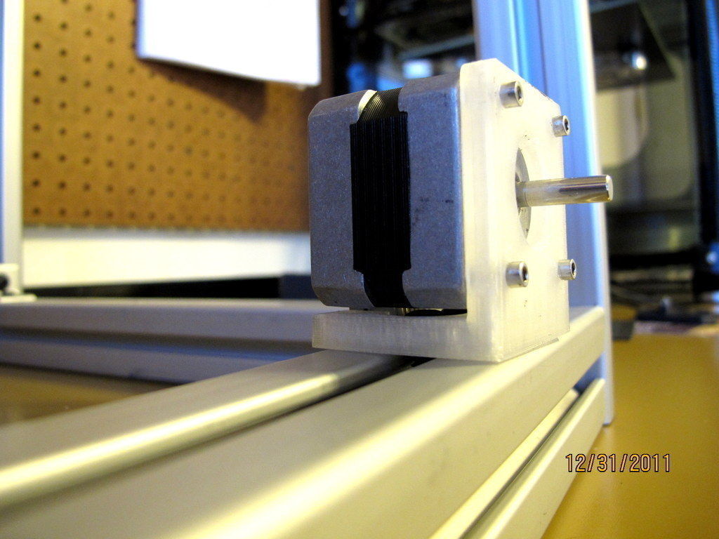 Nema 17 Motor Mount - Horizontal Bracket 3D print model_2