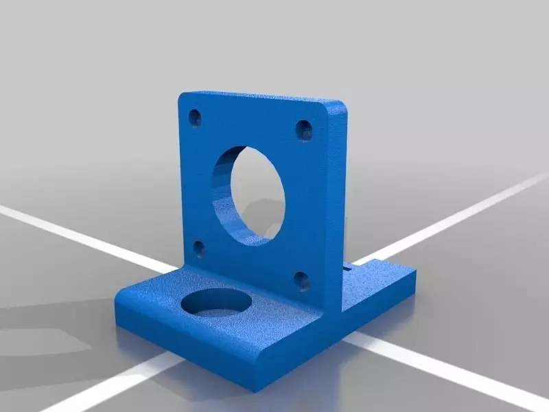 Nema 17 Motor Mount - In line Bracket Free 3D print model_0