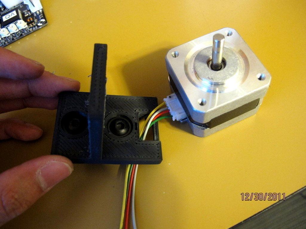 Nema 17 Motor Mount - In line Bracket Free 3D print model_3