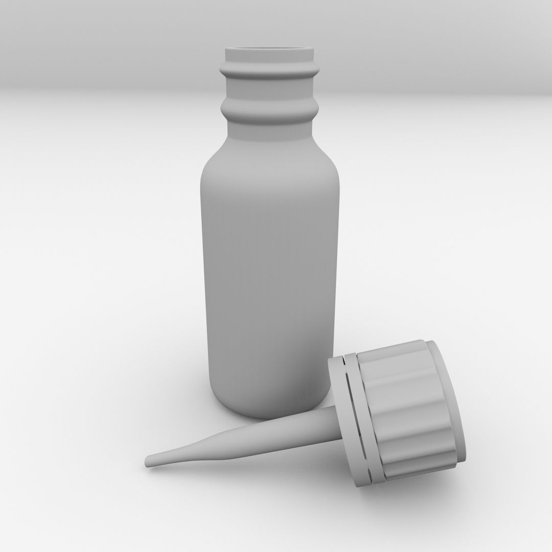 Dropper Bottle v2 3D model_3