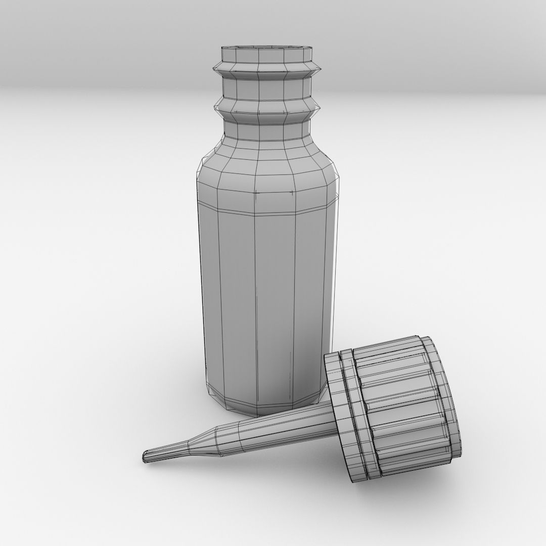 Dropper Bottle v2 3D model_4