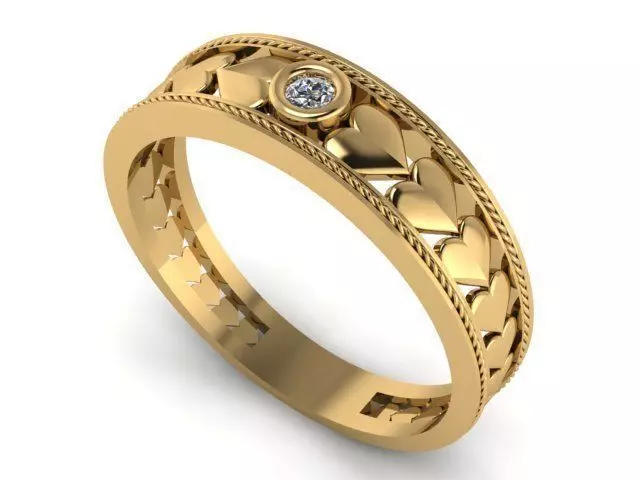 Ring T00345 3D print model_0