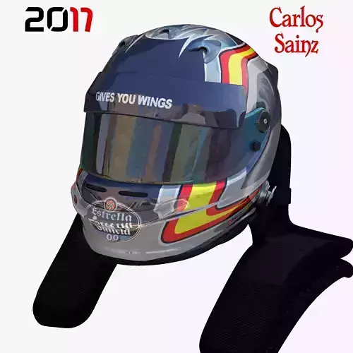 Sainz helmet 2017