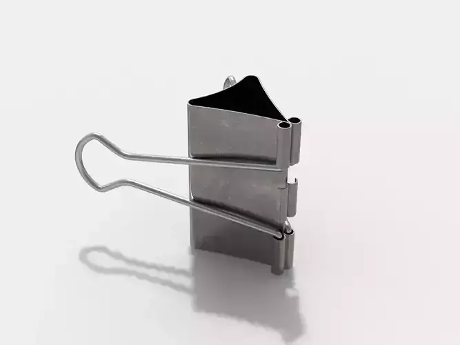Binder Clip Free 3D model