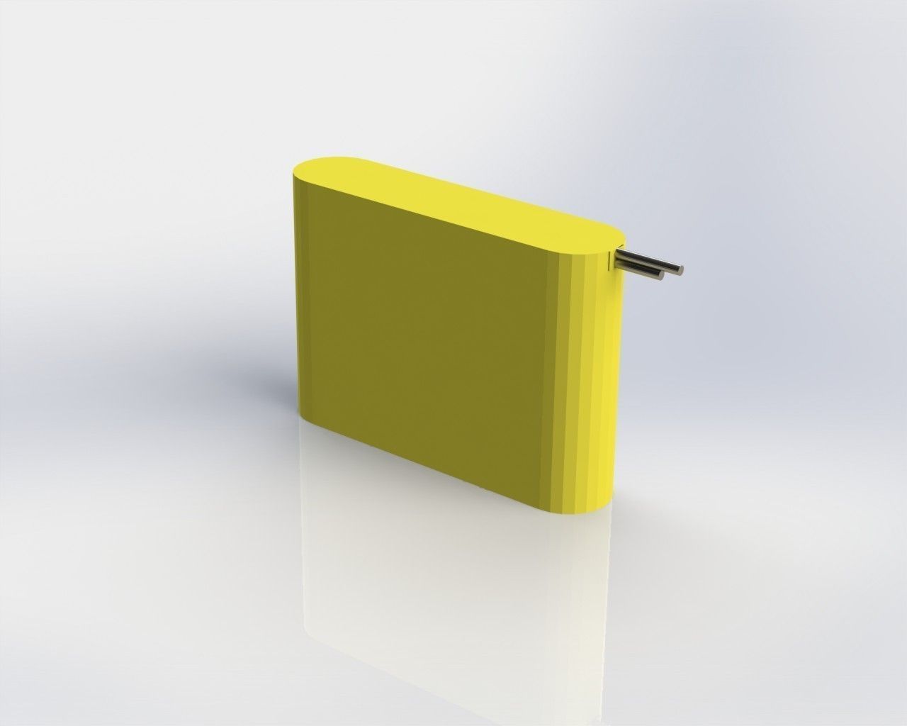 Battery for led light bottle design challenge Free 3D model_2