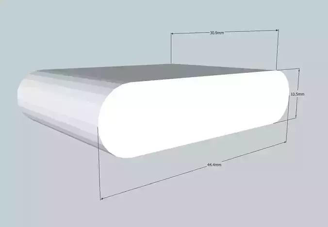 Battery for led light bottle design challenge Free 3D model