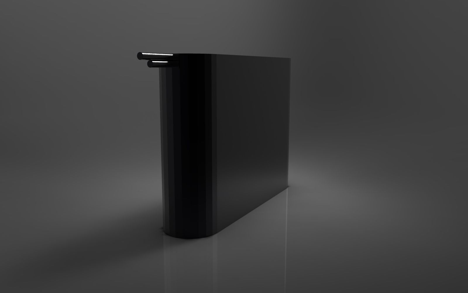 Battery for led light bottle design challenge Free 3D model_1