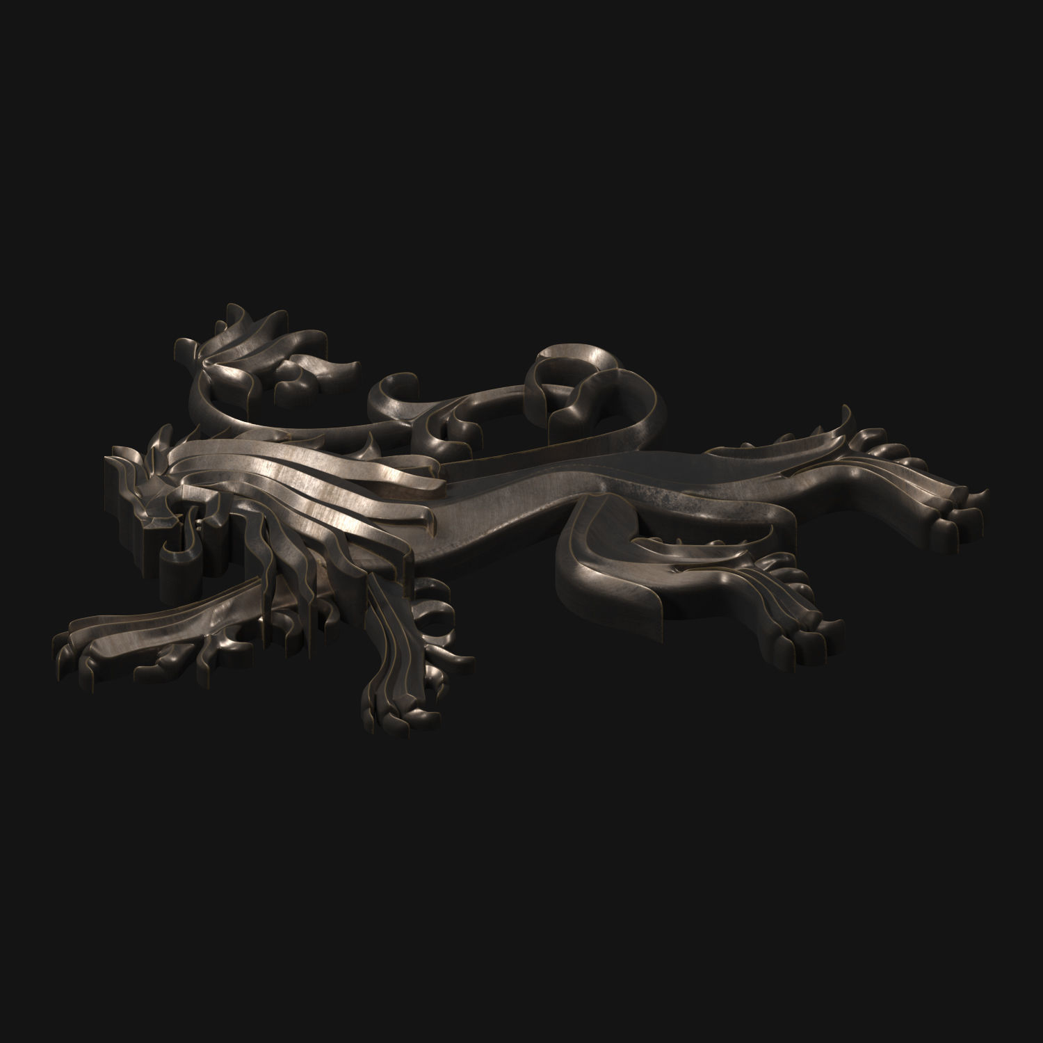 Game of Thrones - House Lannister 3D model_6