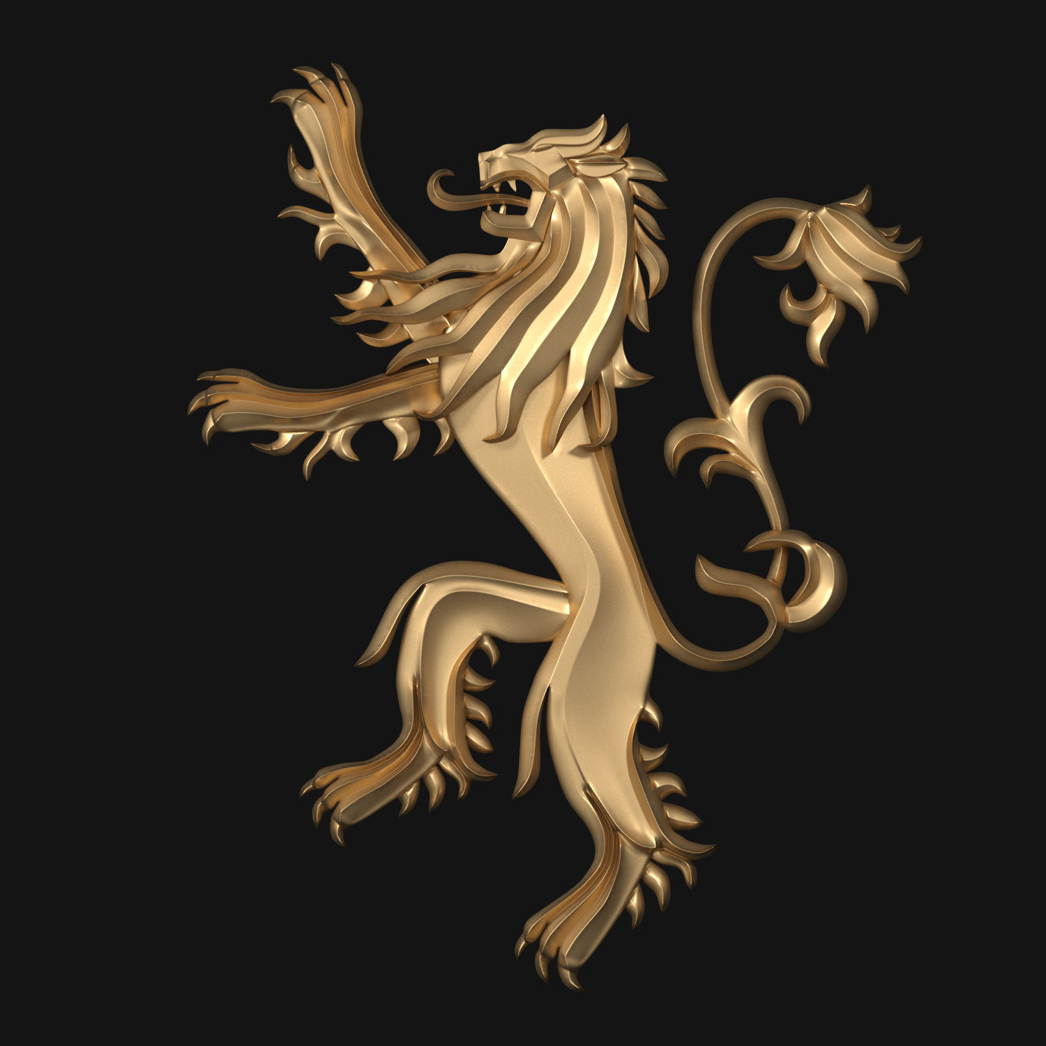 Game of Thrones - House Lannister 3D model_0
