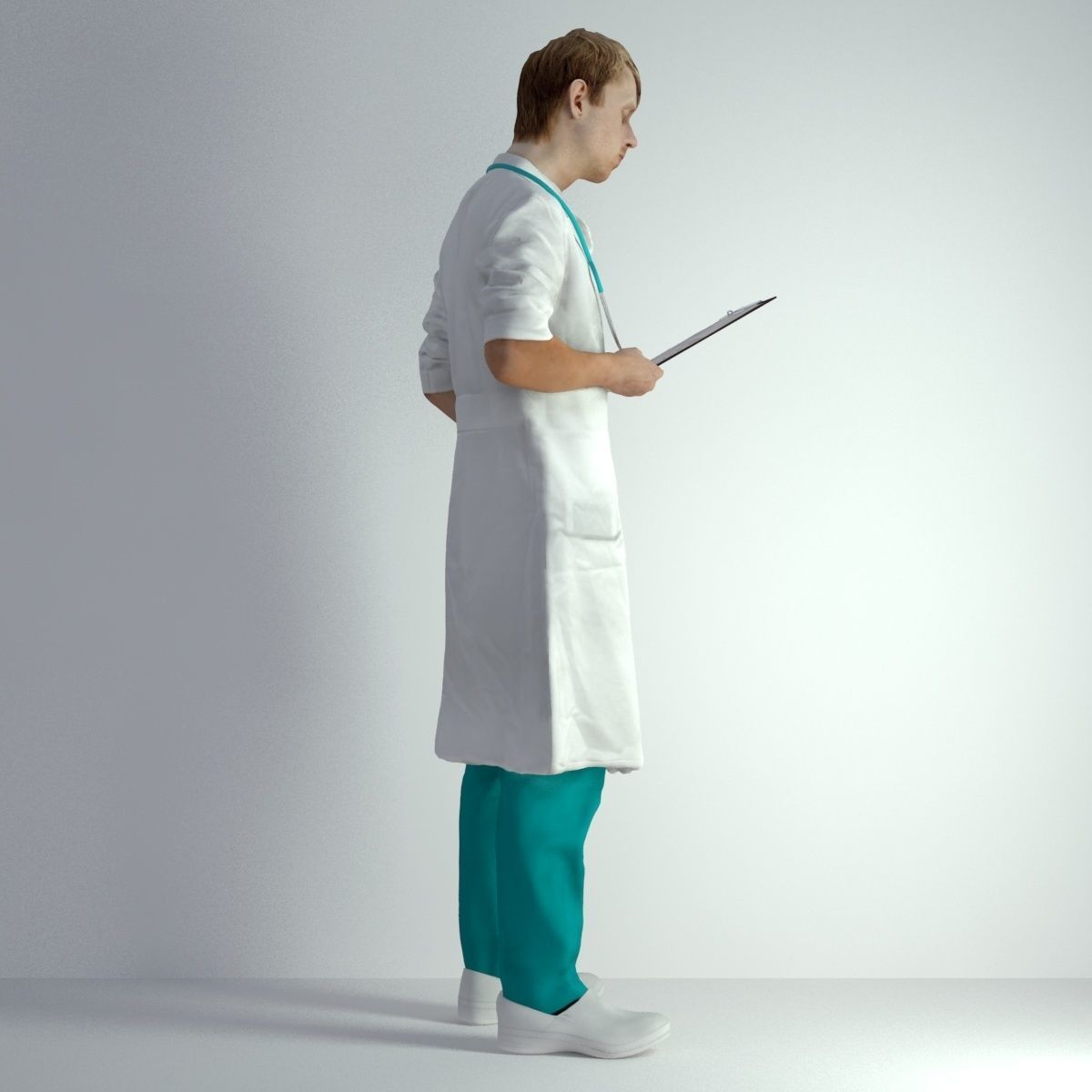 3D Scan Man Doctor 022 3D model_20