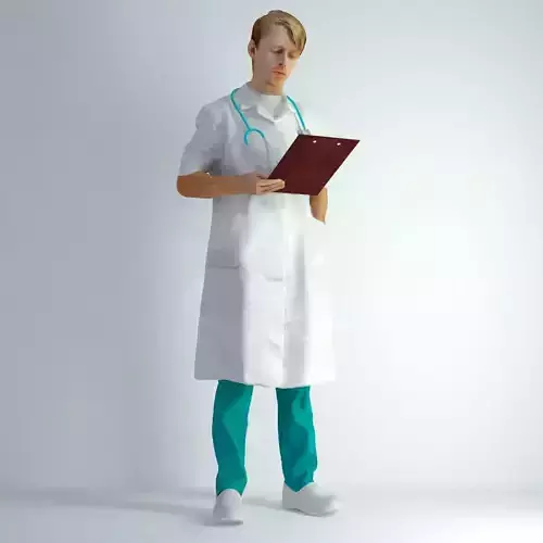 3D Scan Man Doctor 022