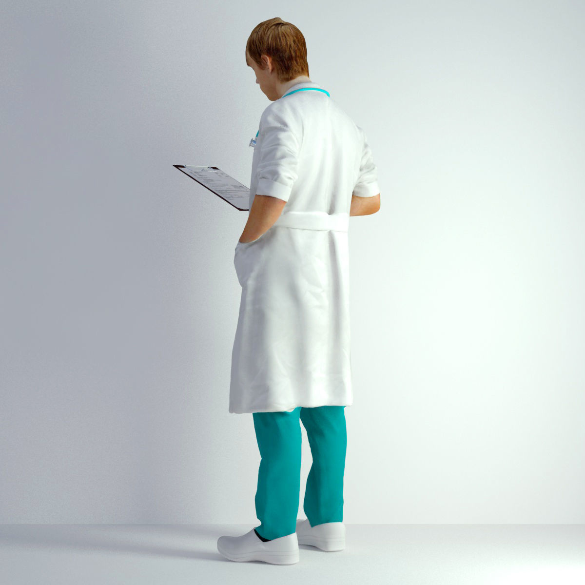 3D Scan Man Doctor 022 3D model_2