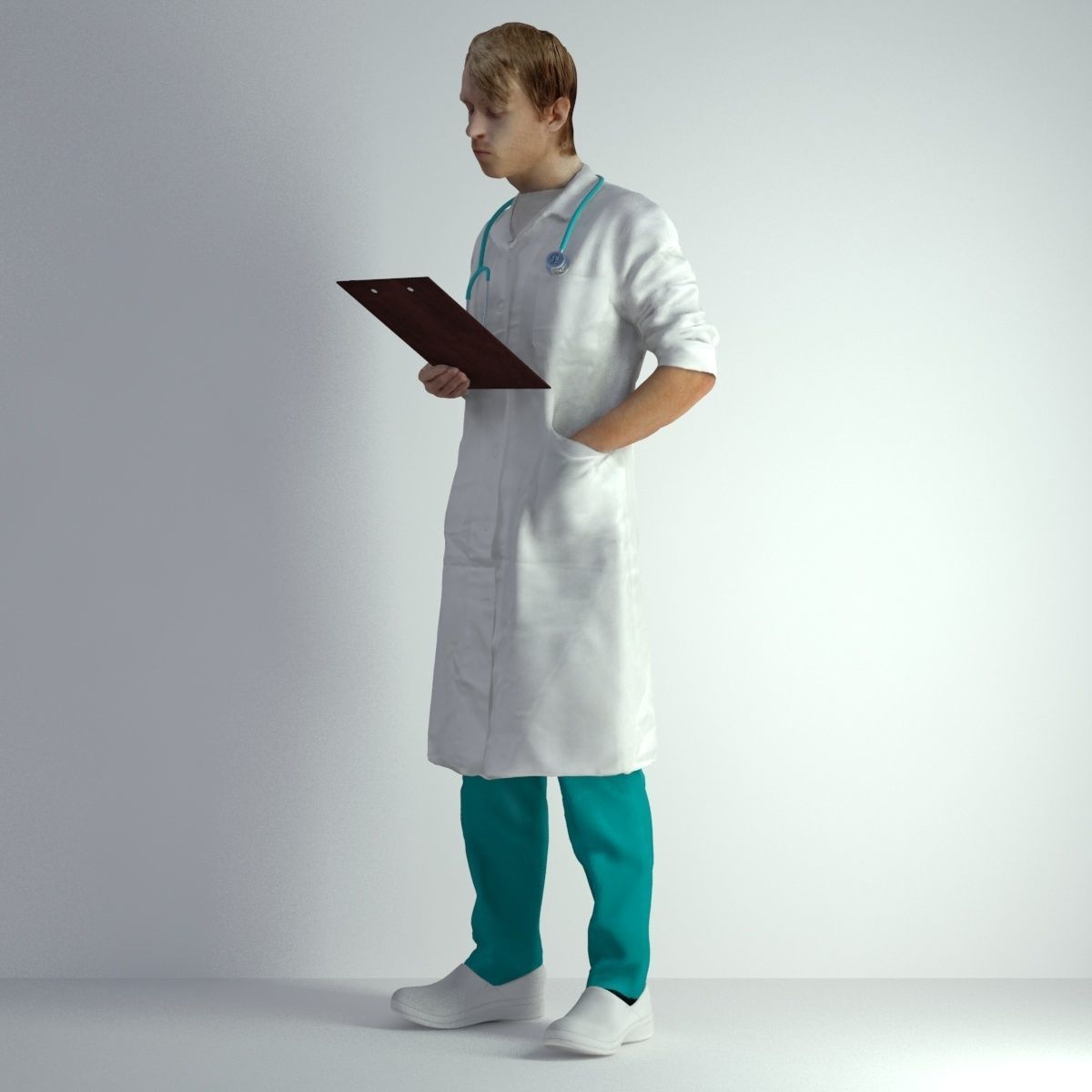 3D Scan Man Doctor 022 3D model_41
