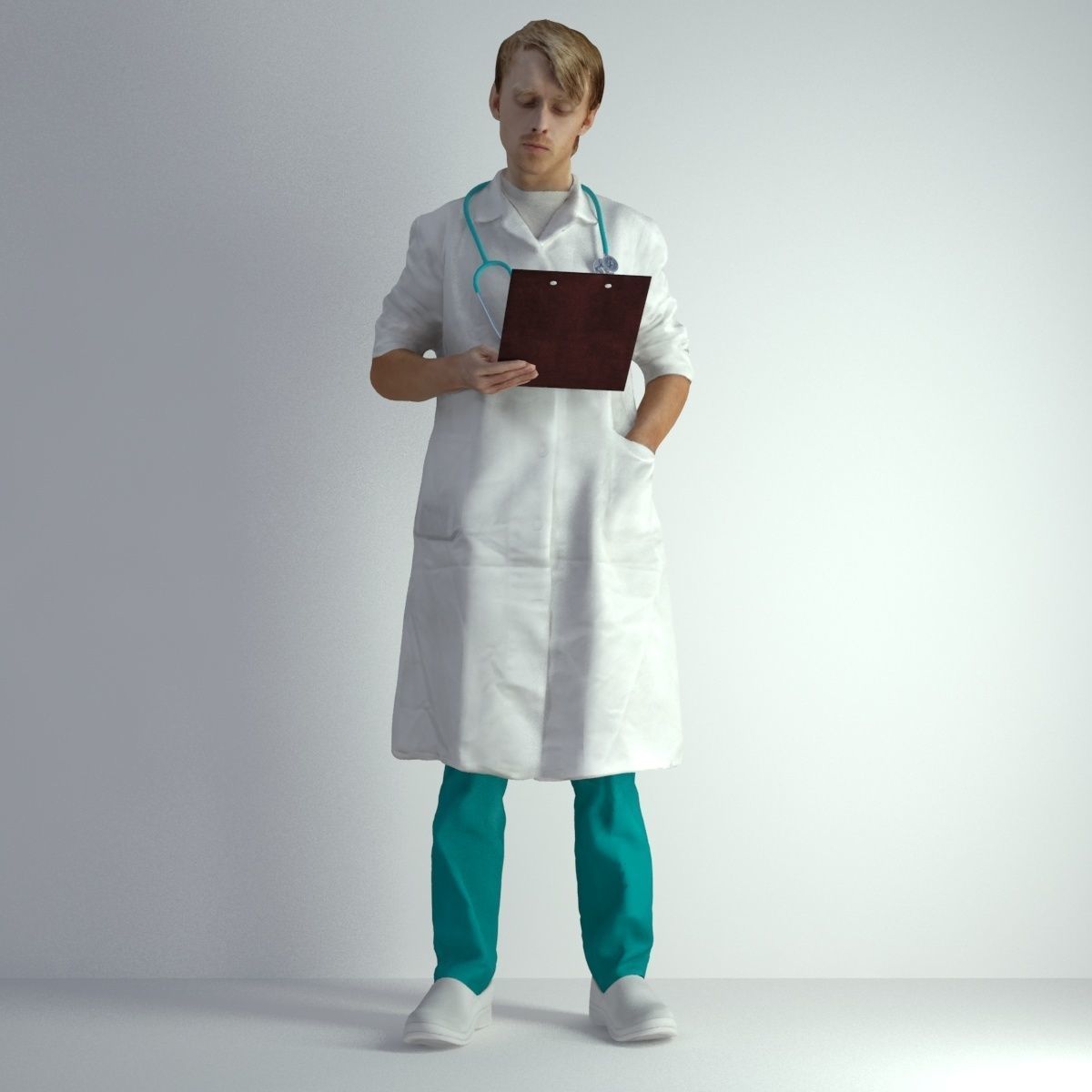 3D Scan Man Doctor 022 3D model_46