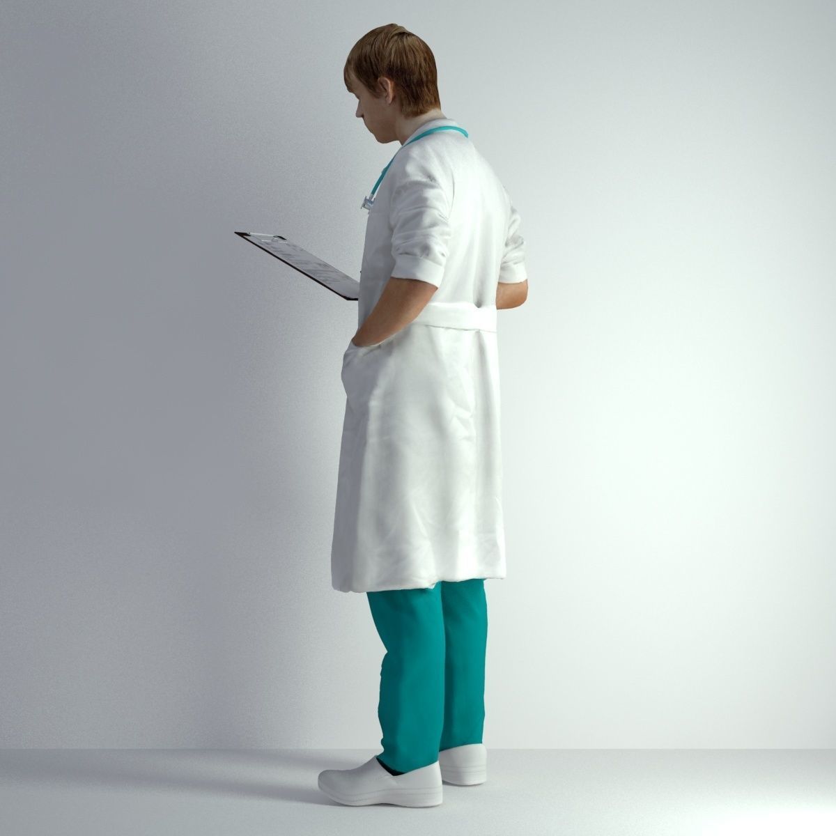 3D Scan Man Doctor 022 3D model_34