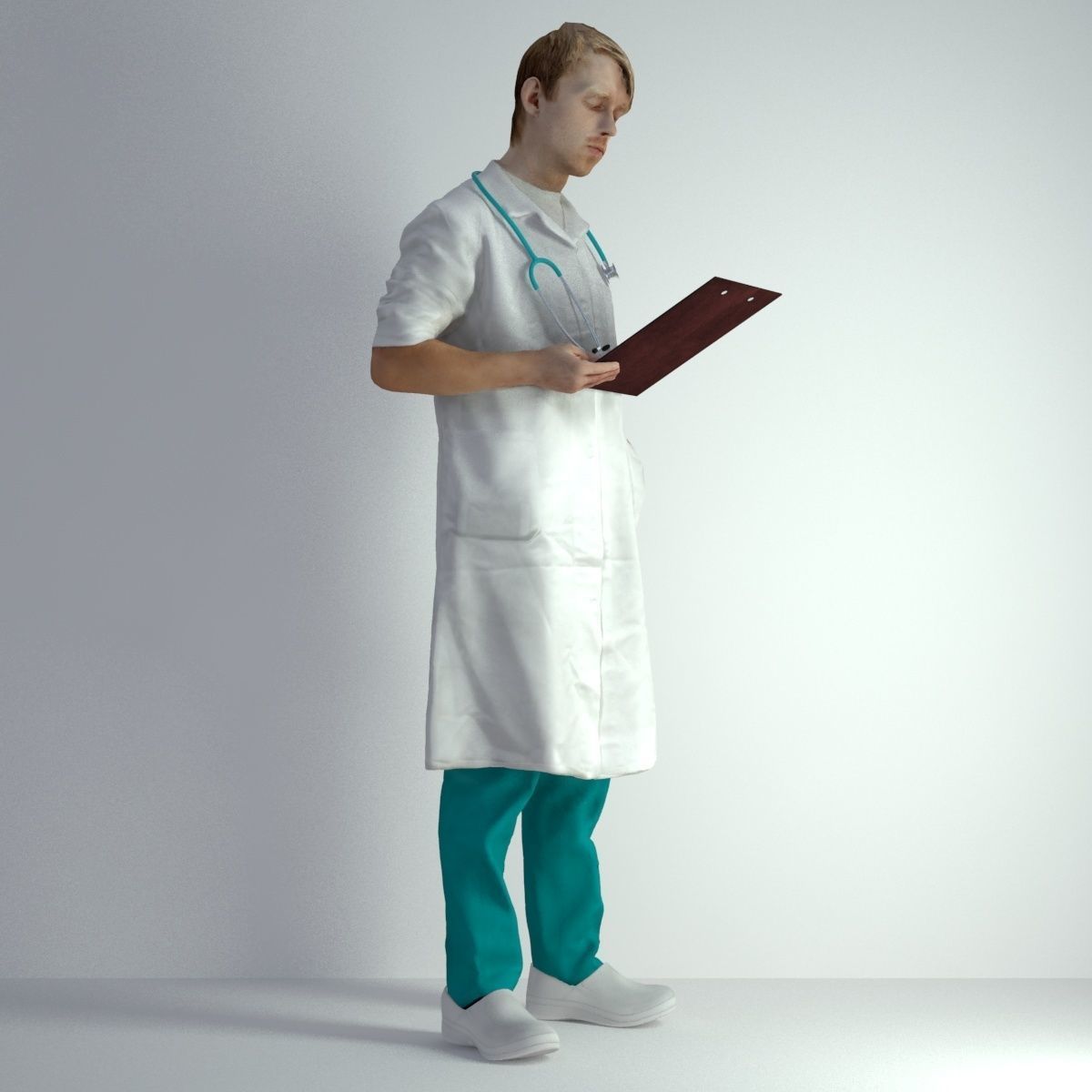 3D Scan Man Doctor 022 3D model_15