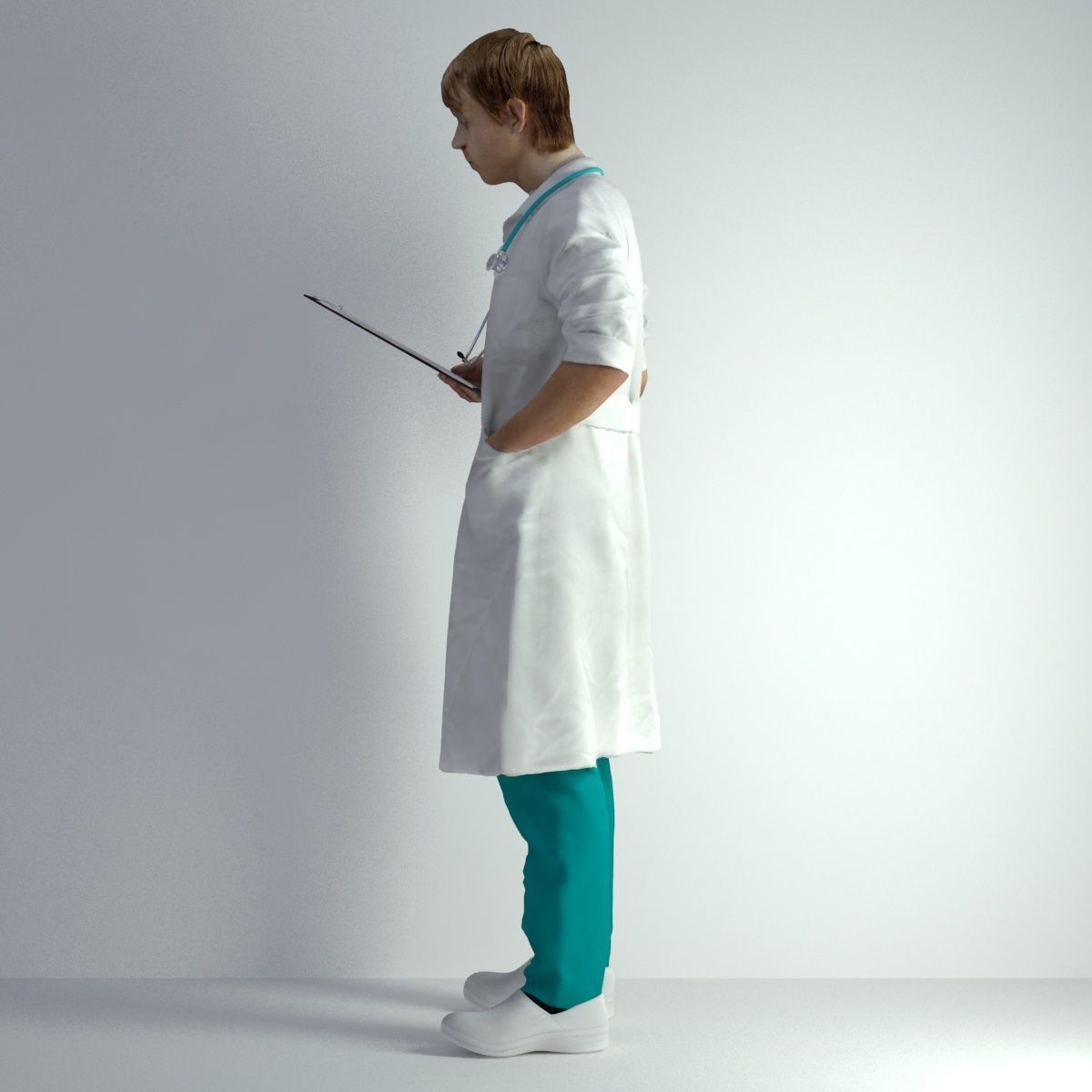 3D Scan Man Doctor 022 3D model_36