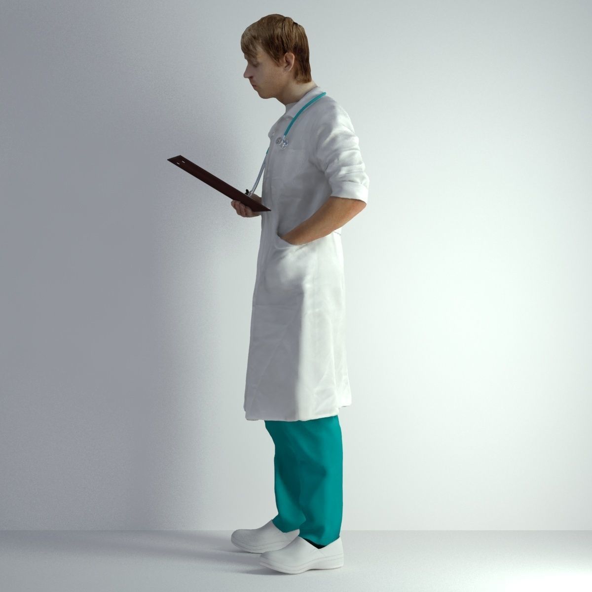 3D Scan Man Doctor 022 3D model_38