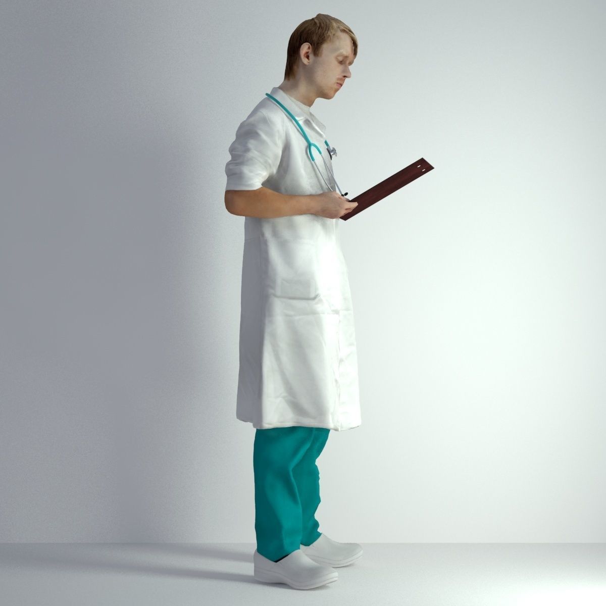 3D Scan Man Doctor 022 3D model_17